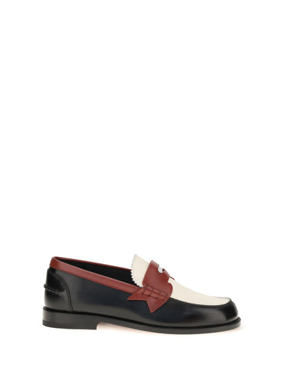 plato leather loafers