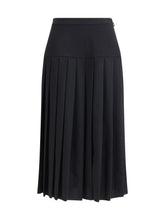 ALESSANDRA RICH 40 pleated midi skirt