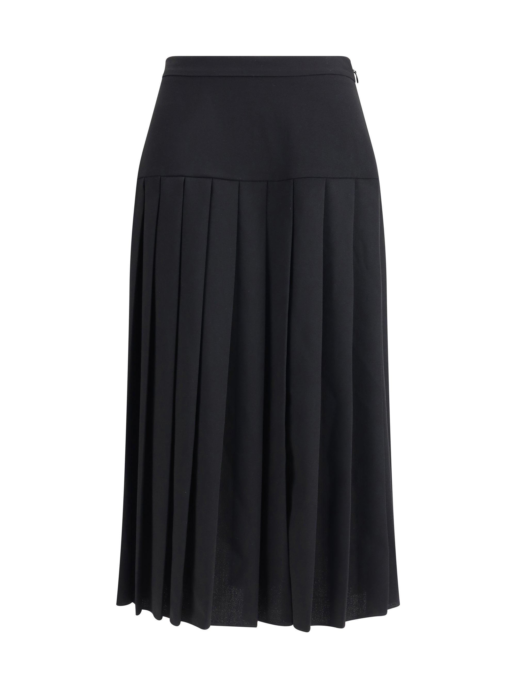 ALESSANDRA RICH 40 pleated midi skirt