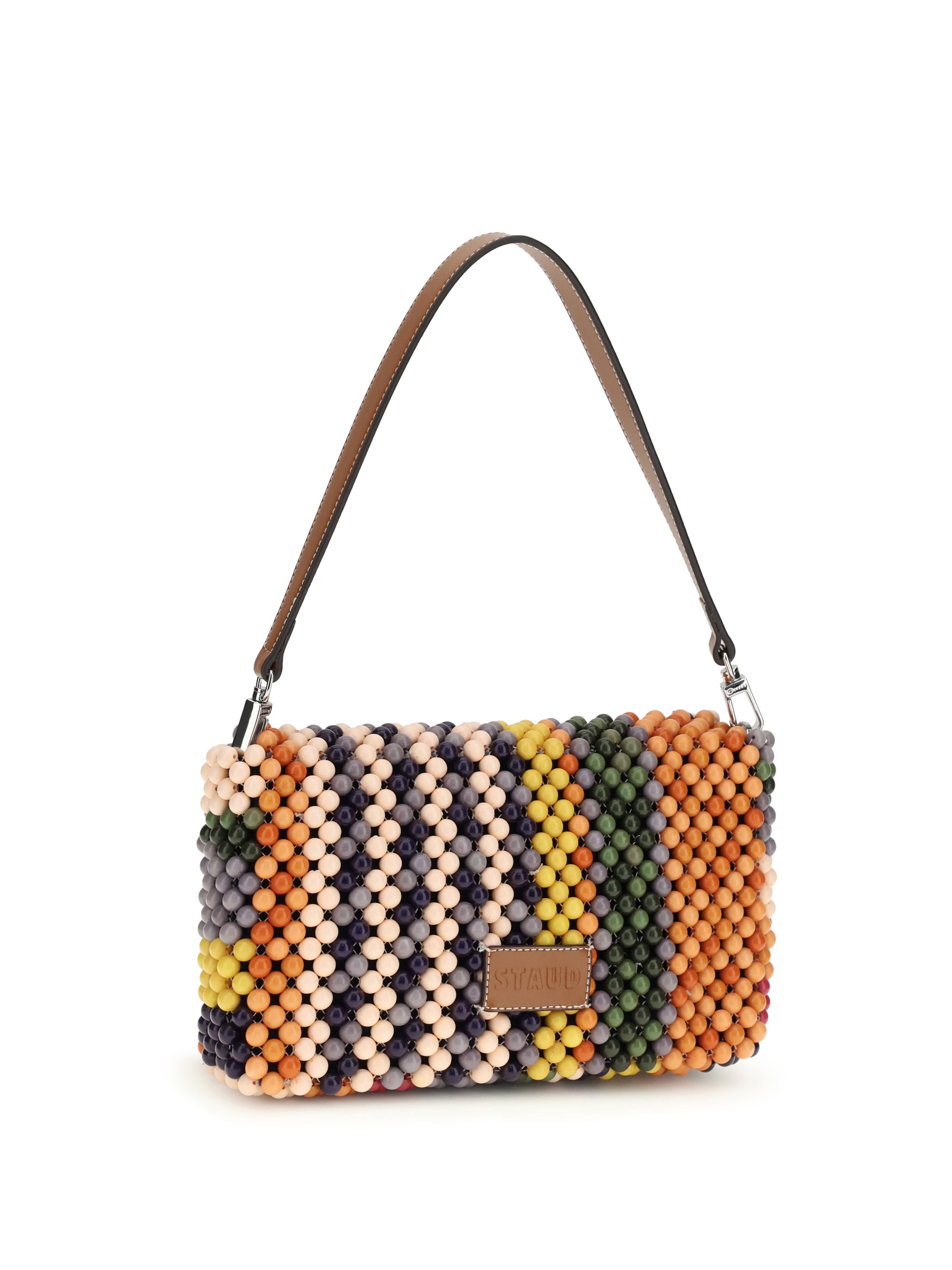 multi bayadere stripe shoulder bag