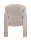 bea cropped wool cardigan