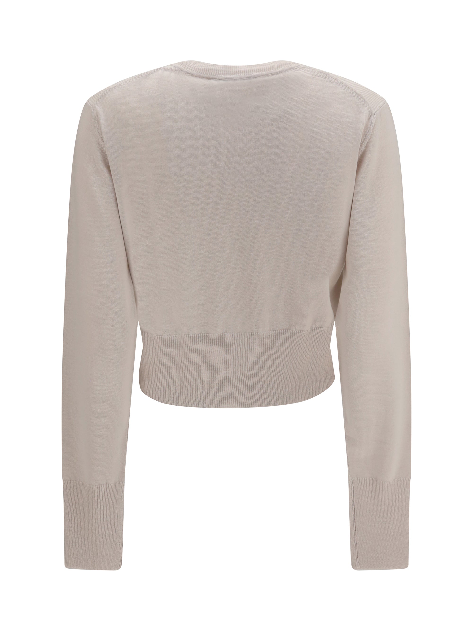 bea cropped wool cardigan