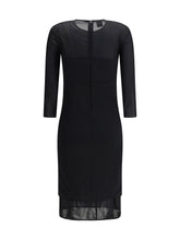 PINKO 40 knee-length dress with sheer inserts