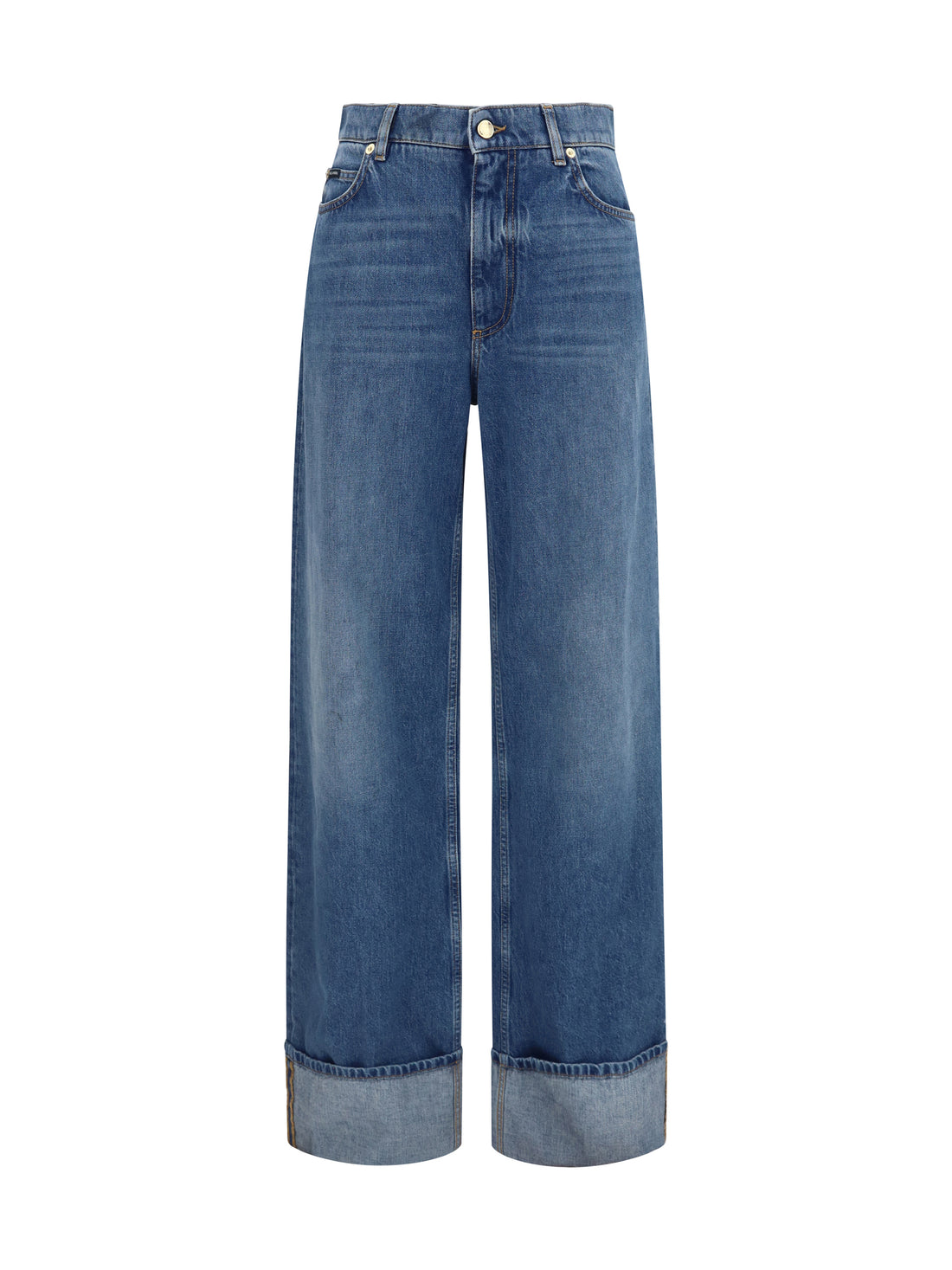 DOLCE &amp; GABBANA 38 straight-leg five-pocket jeans