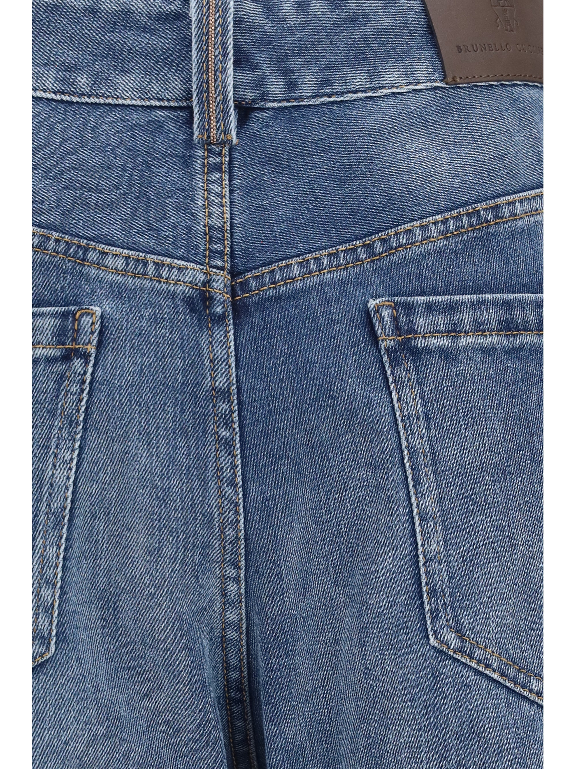 cotton denim pants