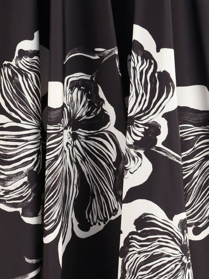 SARA ROKA 44 midi skirt with floral print