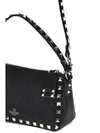rockstud leather shoulder bag