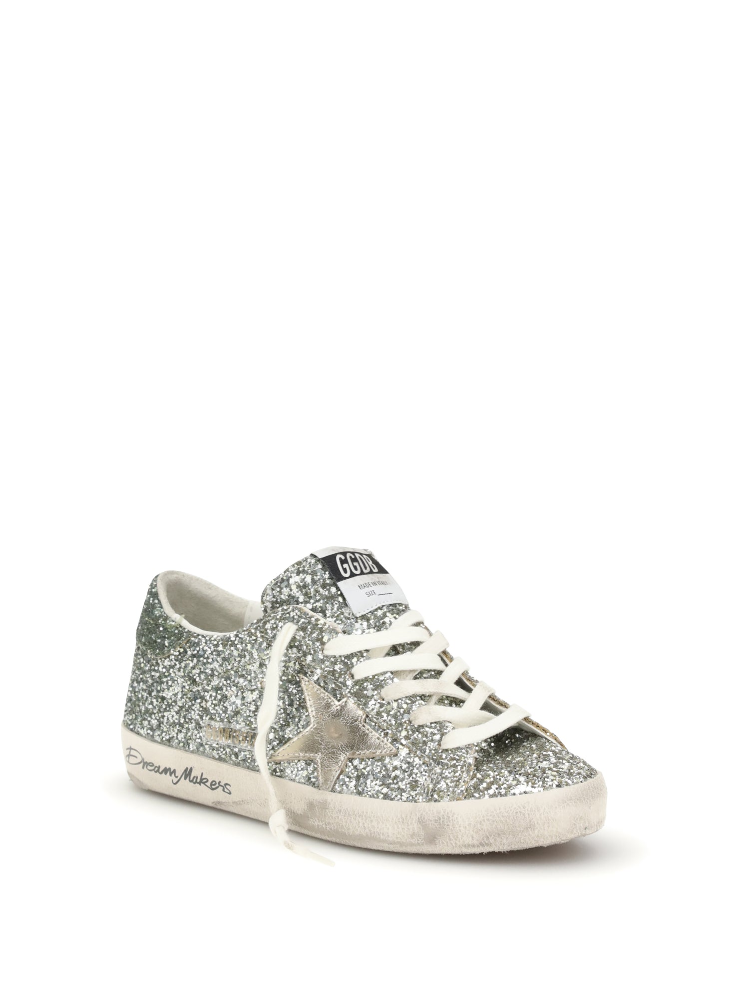 GOLDEN GOOSE 36 super-star glitter sneakers