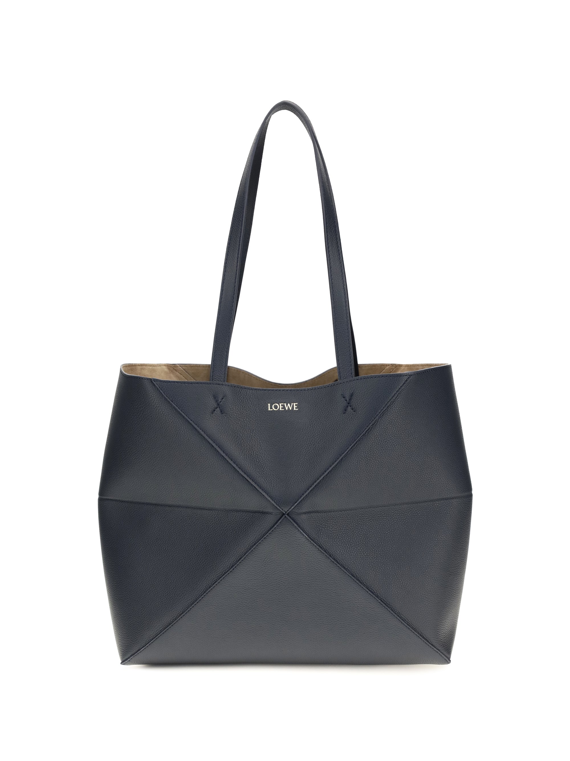 medium puzzle fold tote bag