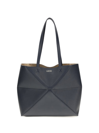 medium puzzle fold tote bag