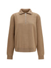 wool and cashmere polo sweater