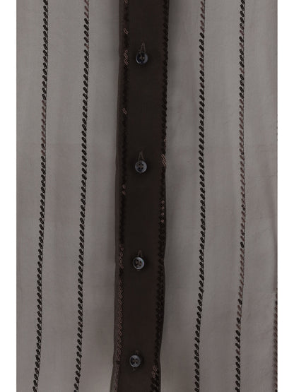 BRUNELLO CUCINELLI L silk shirt