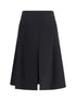 ALAIA 38 stretch wool slit skirt