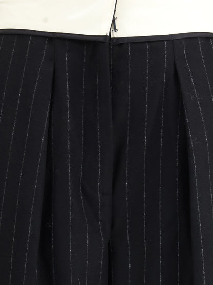 FORTE_FORTE I sartorial high-waisted pinstripe wool-blend trousers