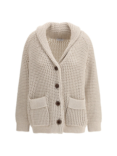 cotton feather cardigan
