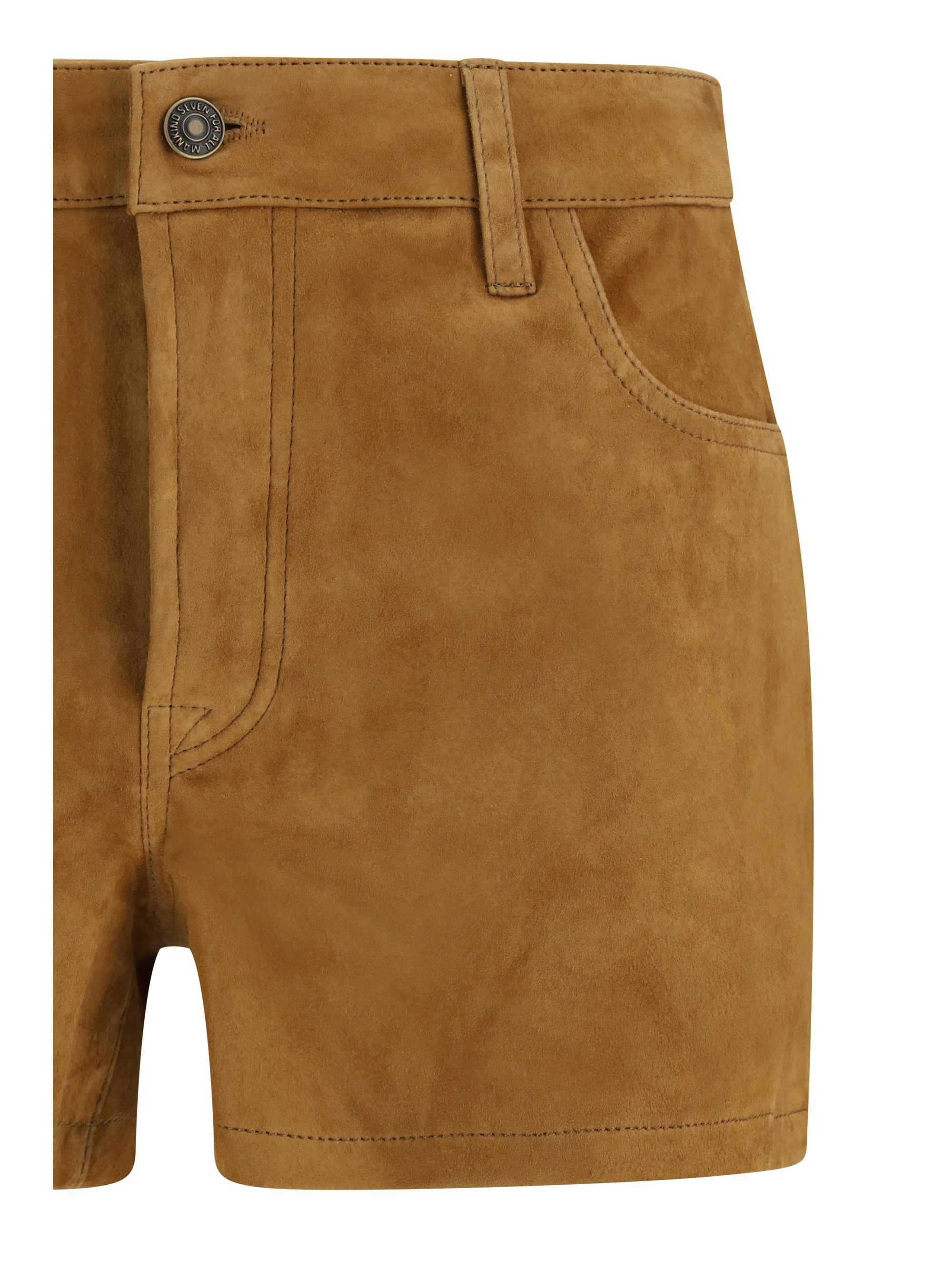 suede shorts