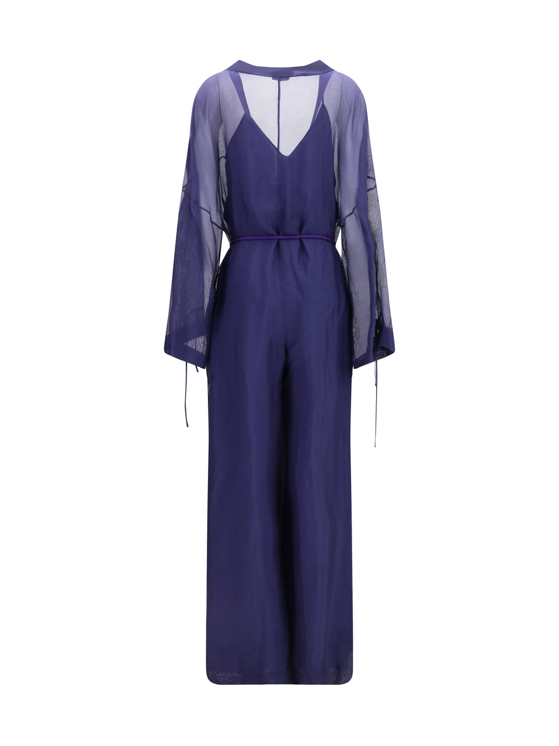 GIORGIO ARMANI 40 viscose and silk gauze jumpsuit