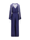 viscose and silk gauze jumpsuit