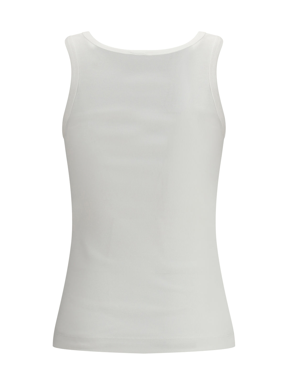 PINKO M ribbed tank top with love birds logo