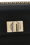 furla 1927 mini shoulder bag in fine textured leather