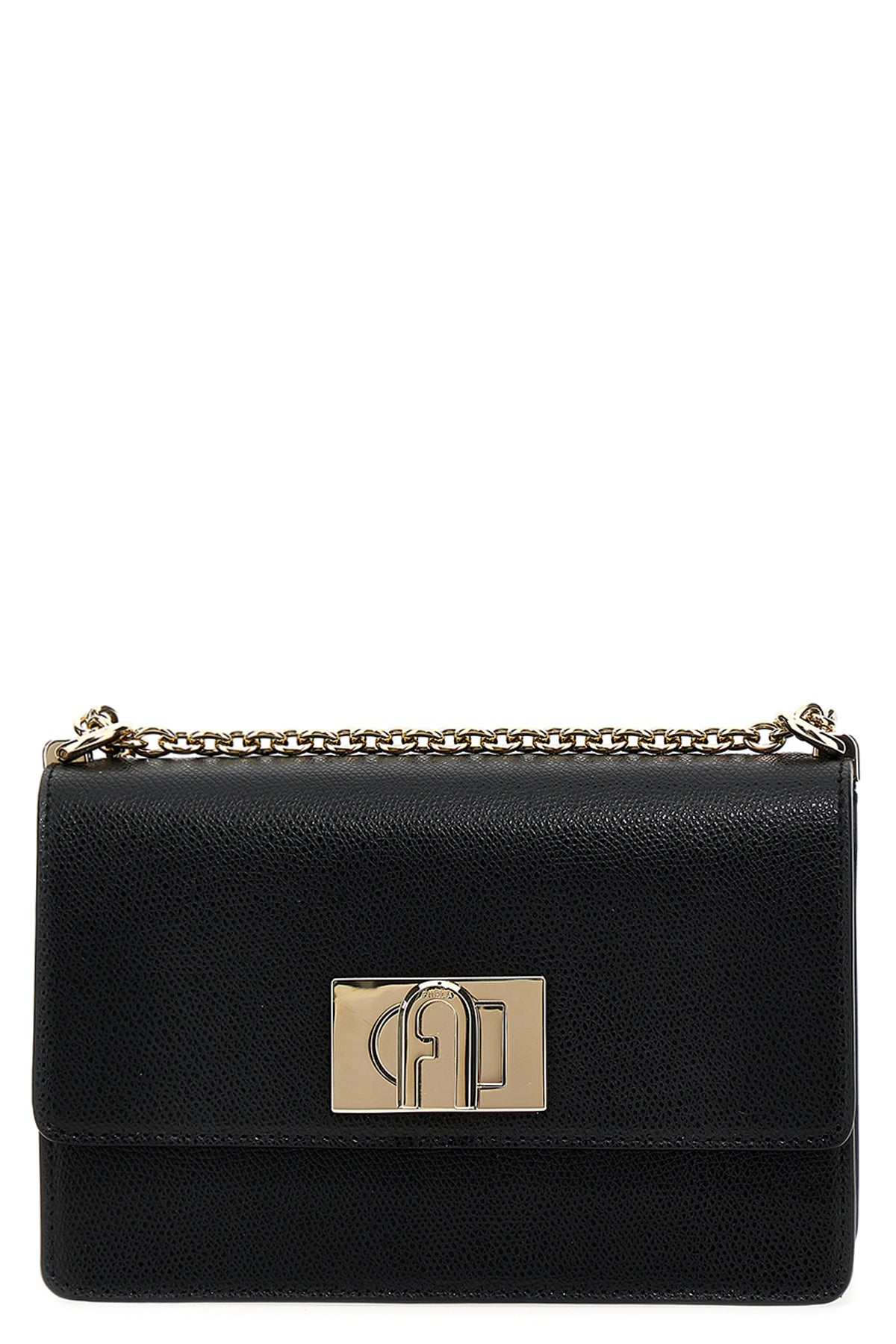 furla 1927 mini shoulder bag in fine textured leather
