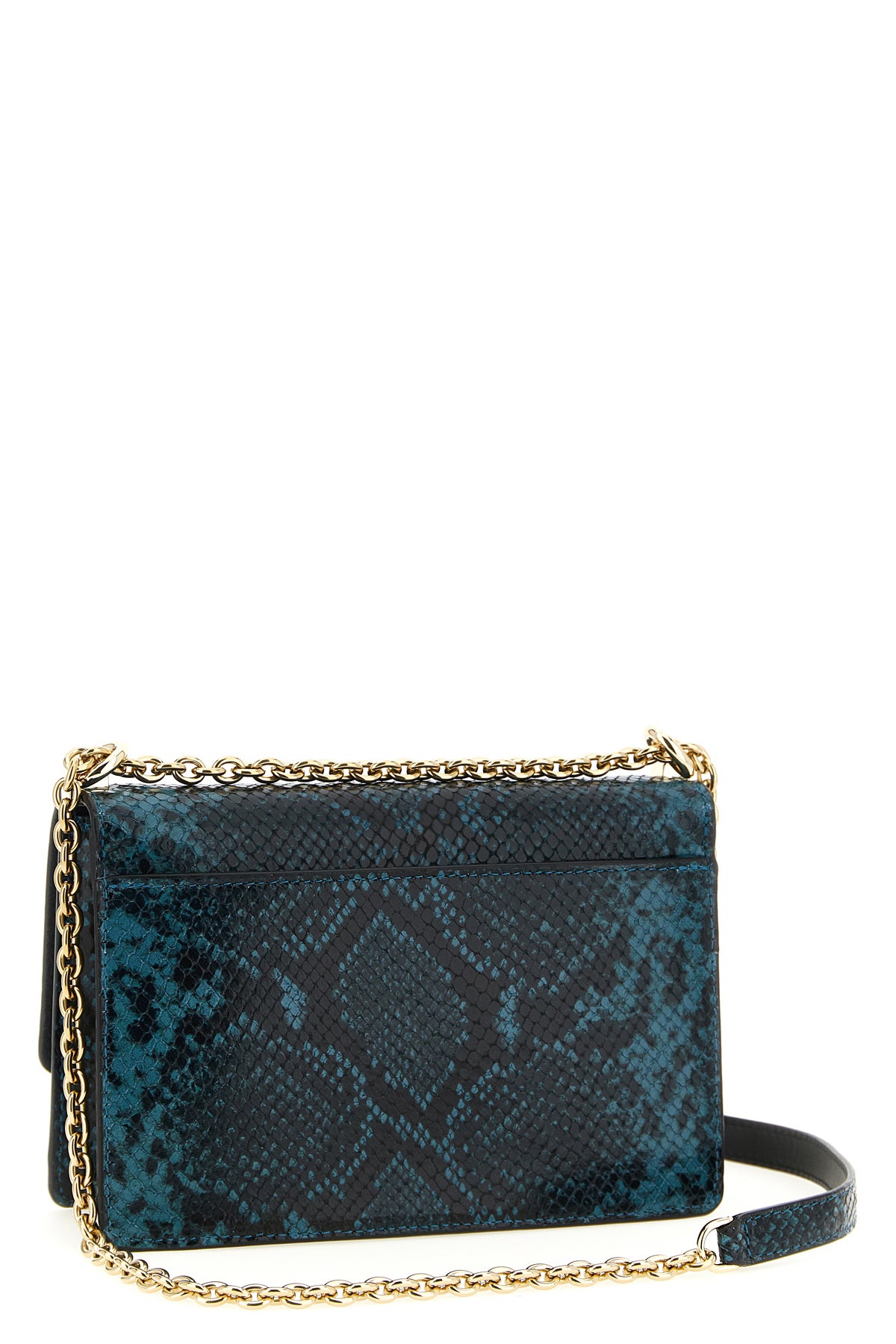 furla 1927 mini crossbody bag in python-printed leather