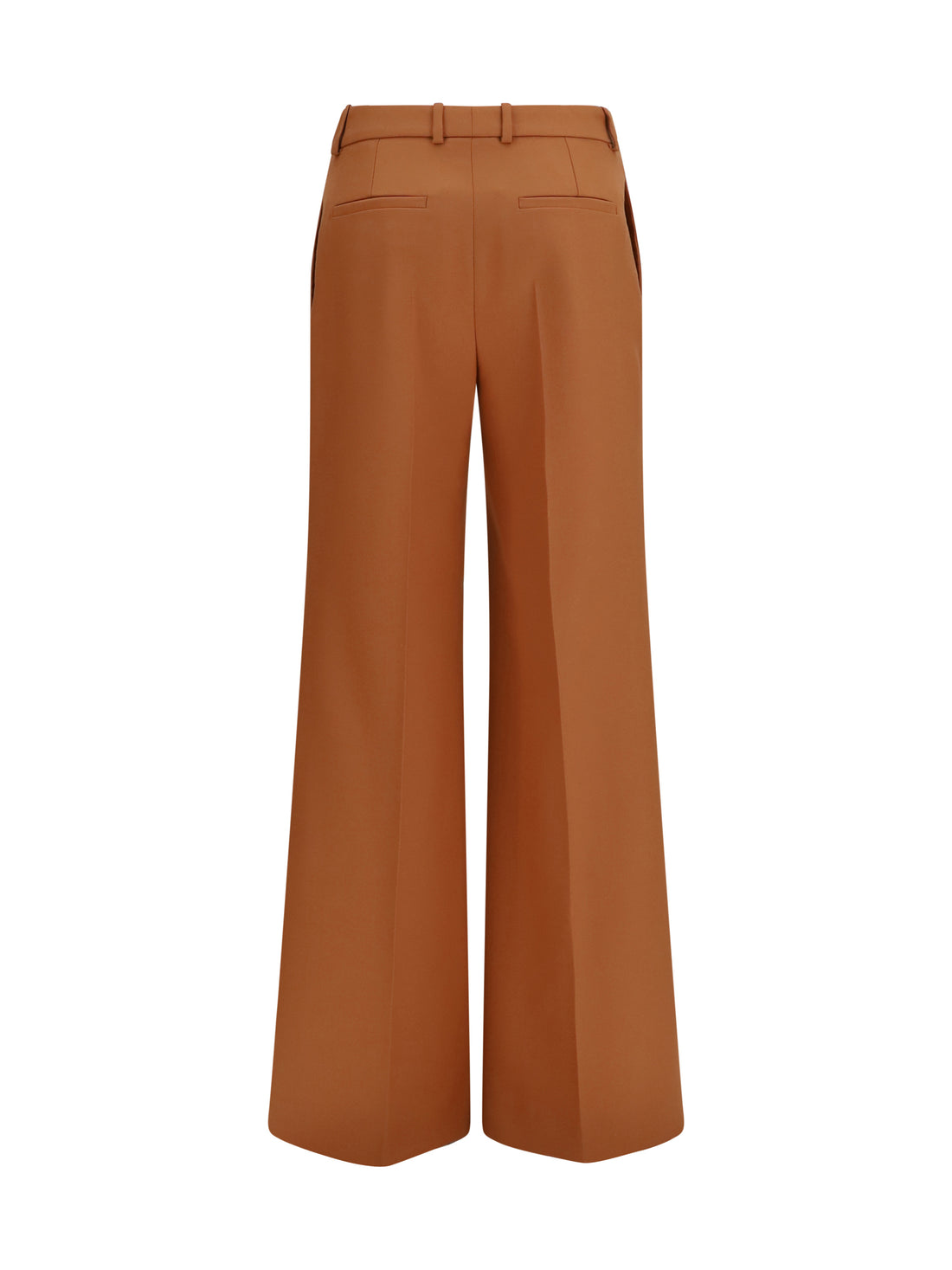 CHLOÉ 36 high-waisted flared cotton pants