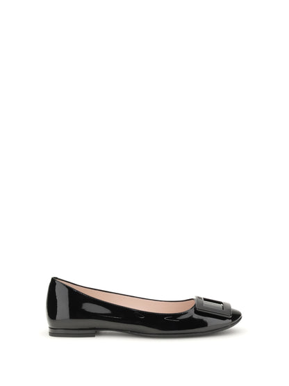 ROGER VIVIER 36 gommettine leather ballerinas