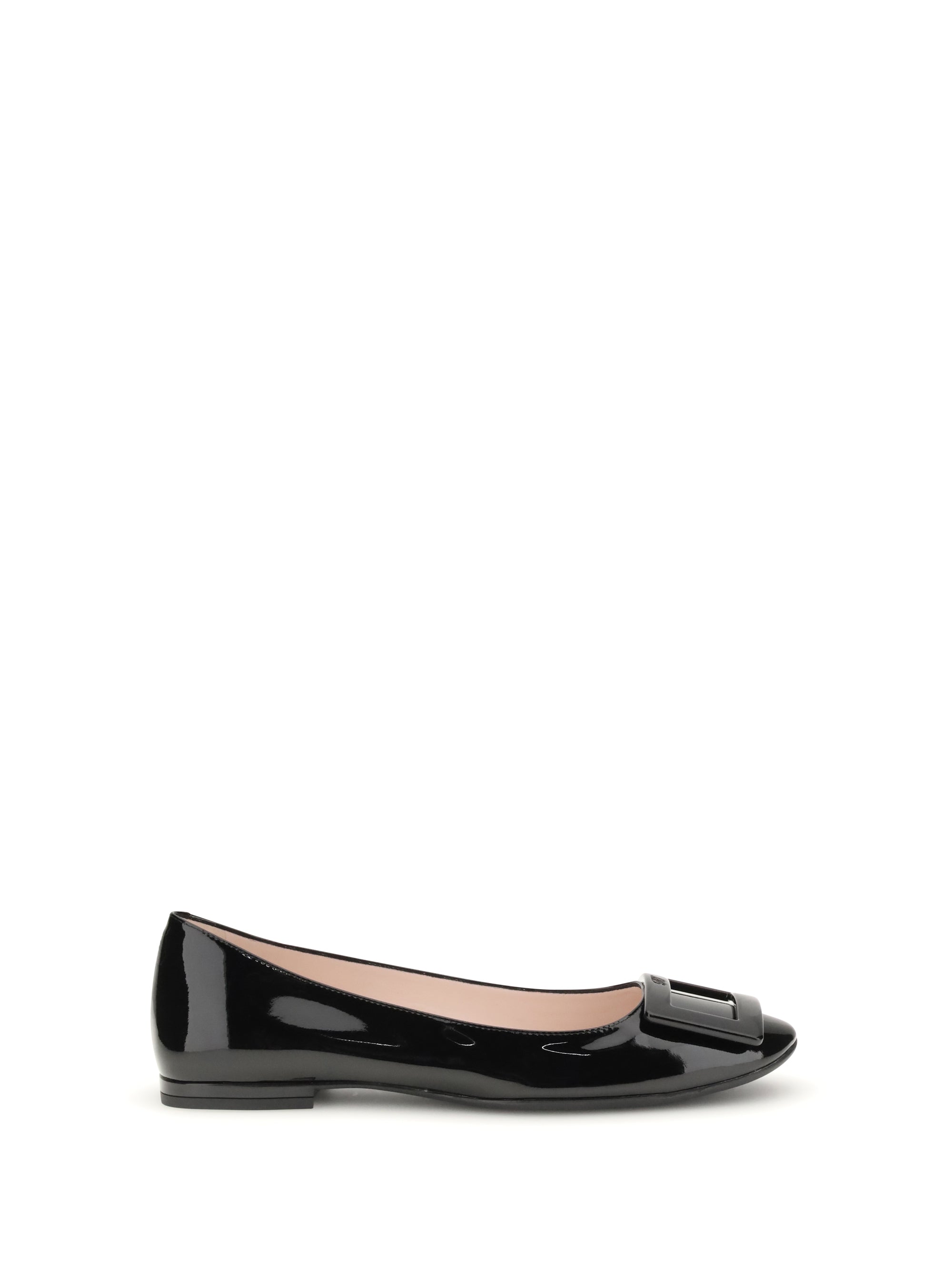 gommettine leather ballerinas