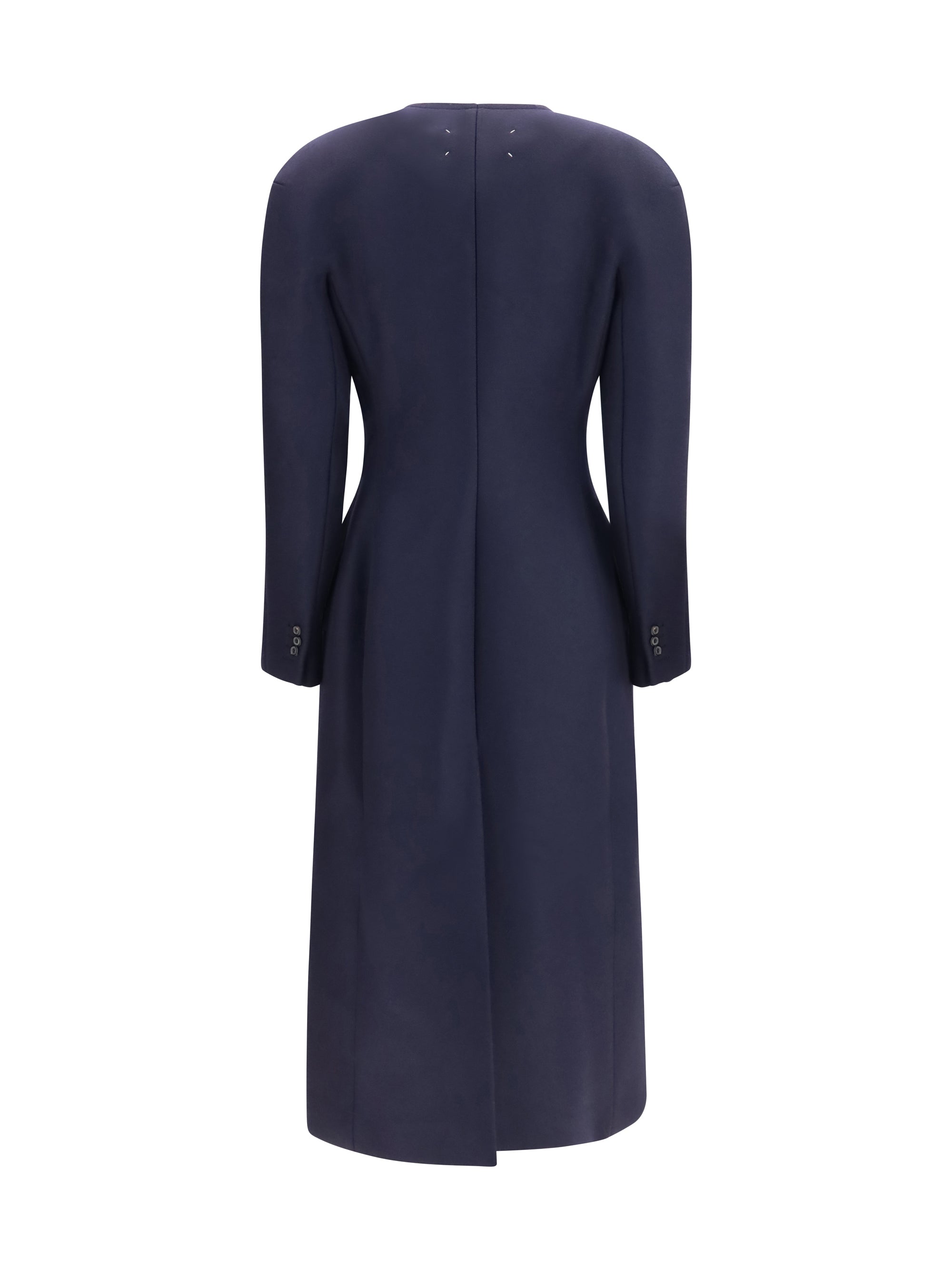 long virgin wool coat
