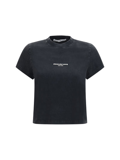 ALEXANDER WANG M short-sleeve t-shirt with central logo print