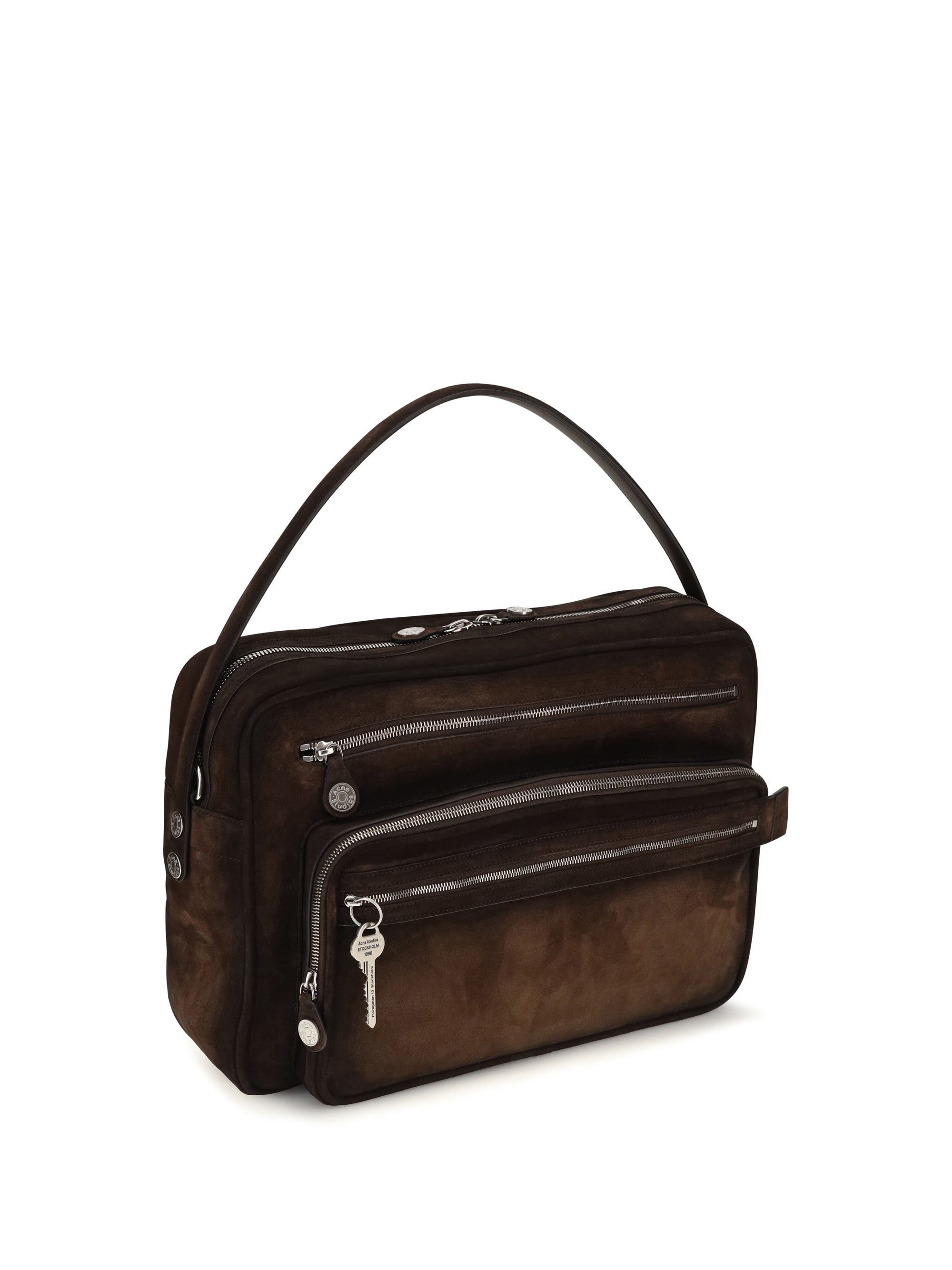 camero camera suede shoulder bag
