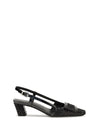 belle vivier shiny-effect slingback pumps