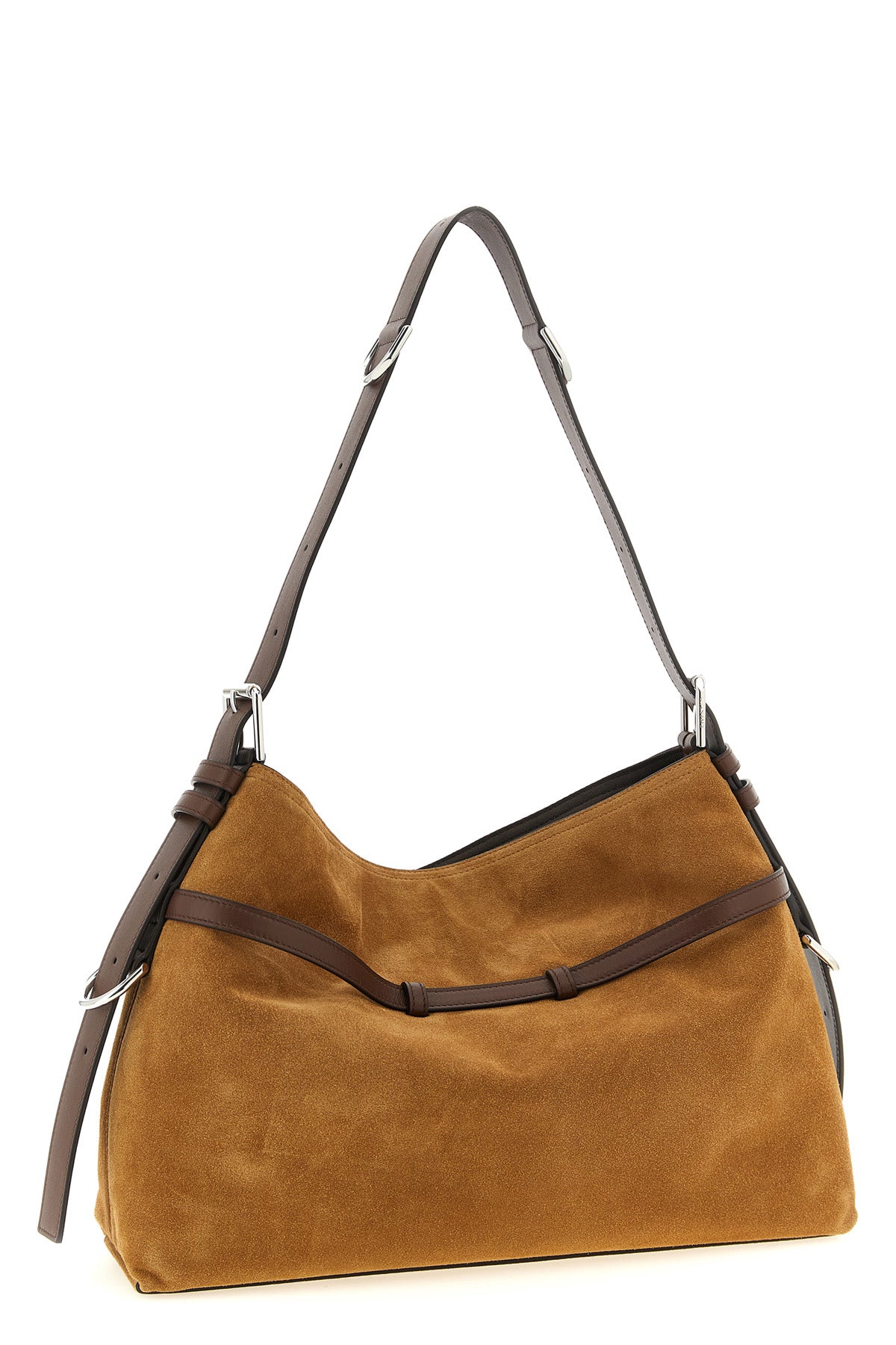 medium suede shoulder bag