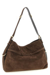 medium suede shoulder bag