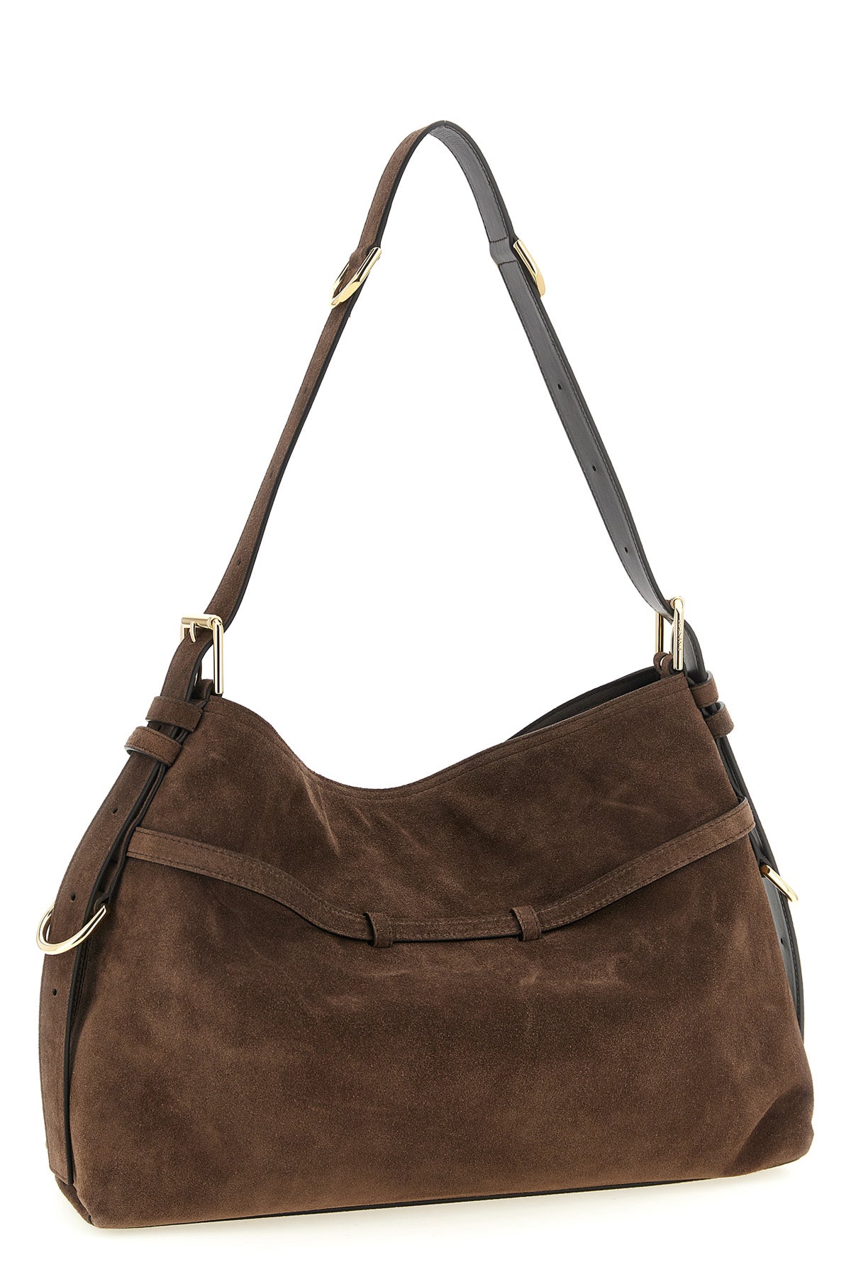 medium suede shoulder bag