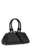 antigona east-west box leather mini handbag and shiny full-grained leather