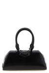 antigona east-west box leather mini handbag and shiny full-grained leather
