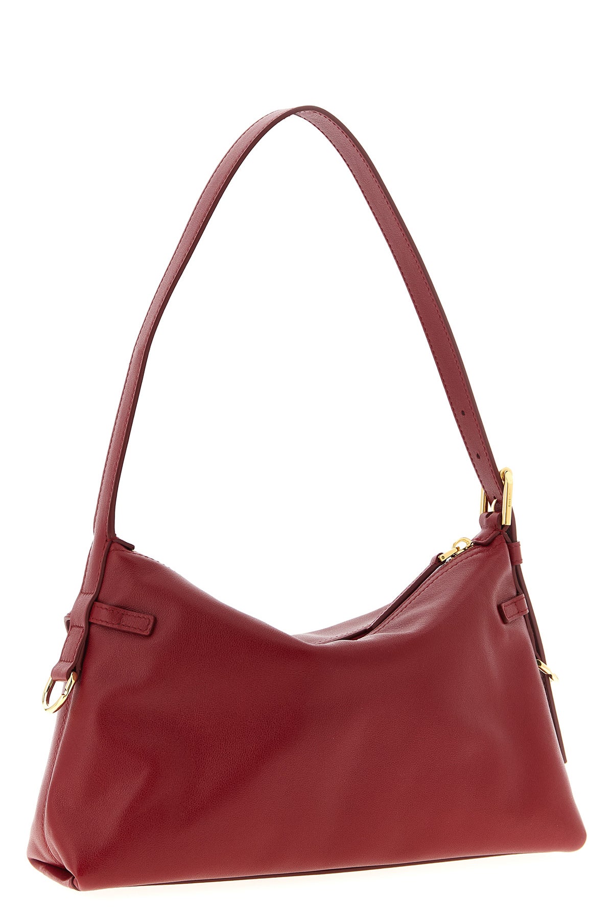 mini shoulder bag in smooth and shiny calf leather