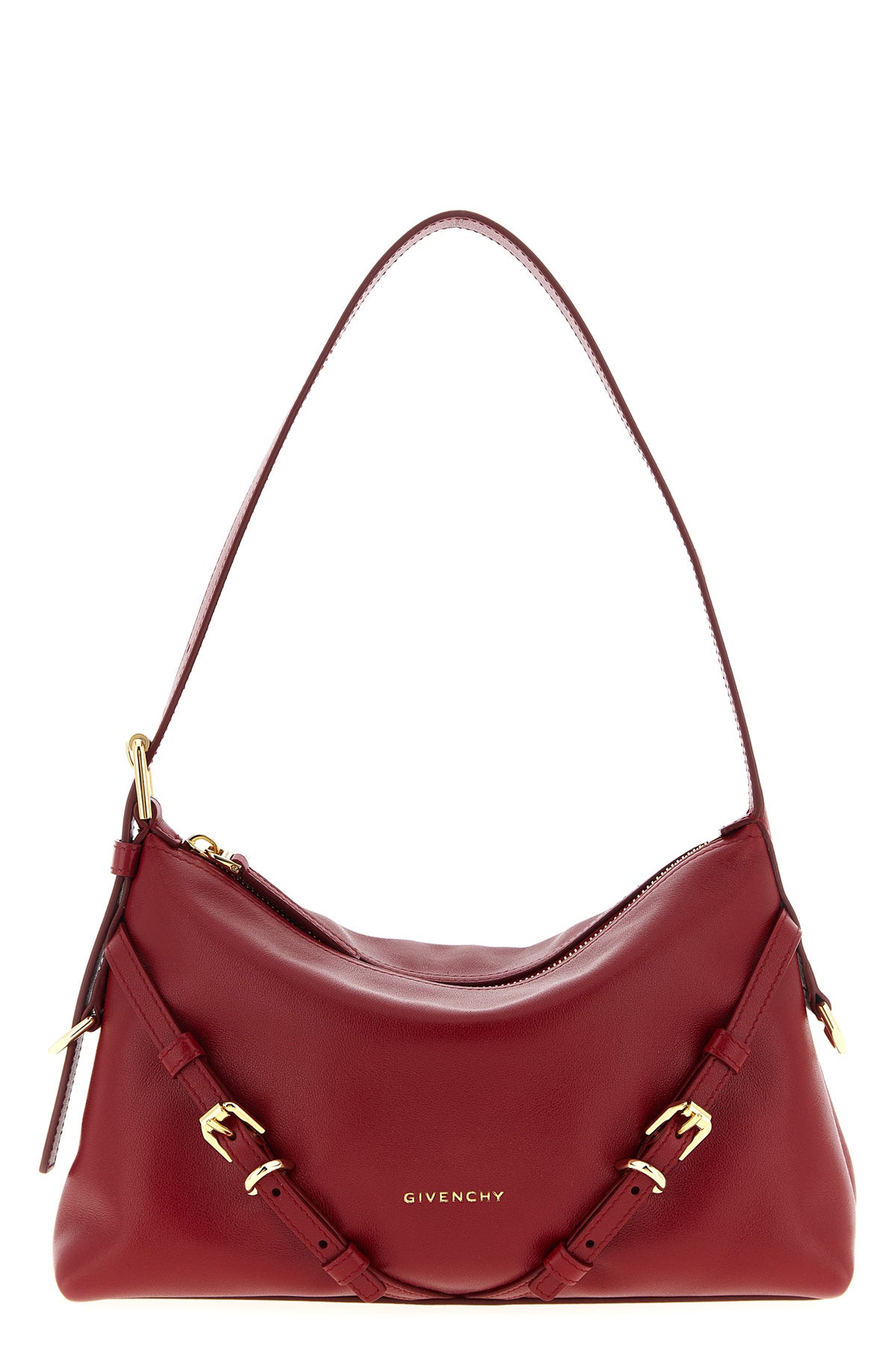 mini shoulder bag in smooth and shiny calf leather