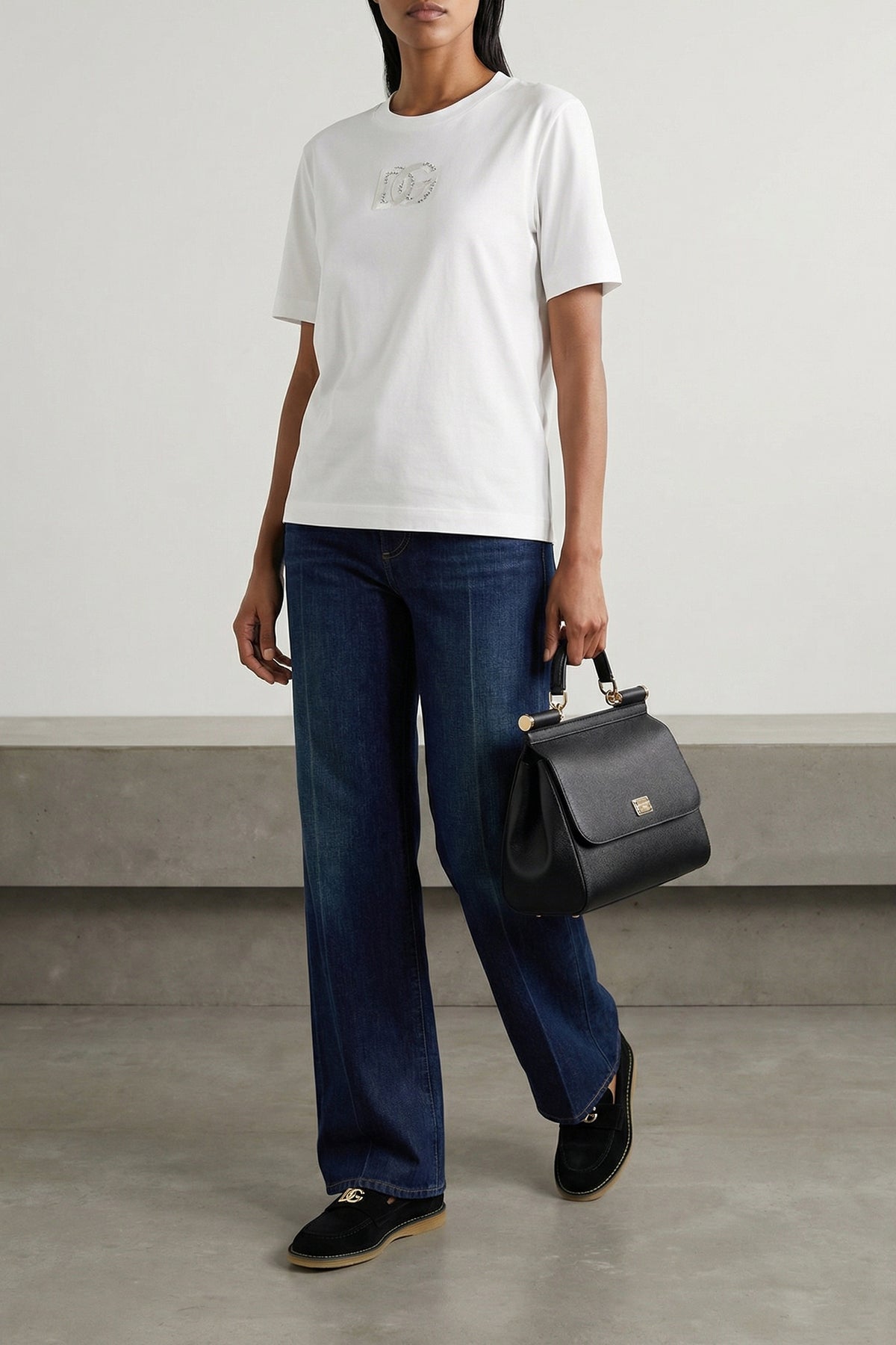 dauphine sicily large handbag in calf leather