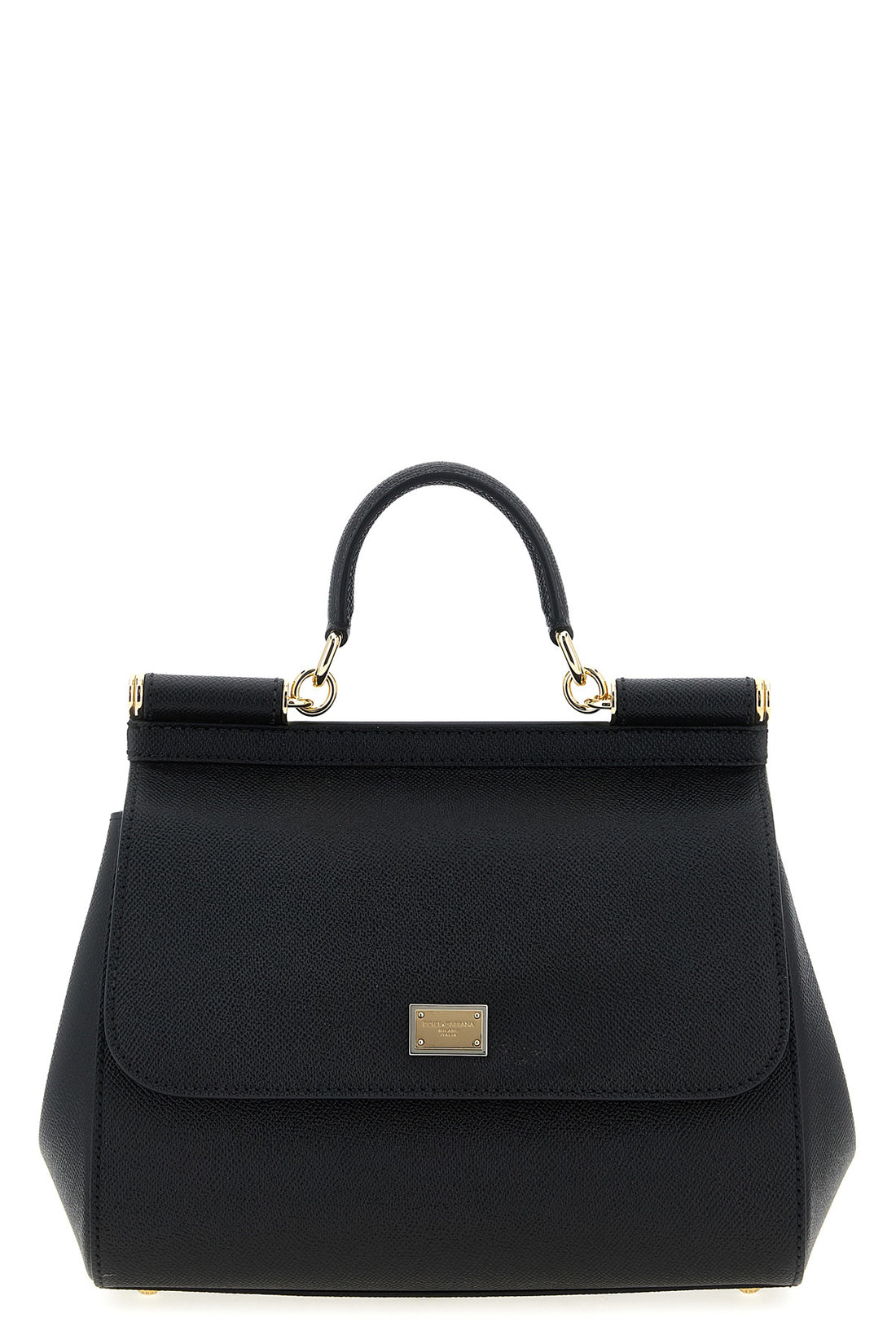 DOLCE &amp; GABBANA OS dauphine sicily large handbag in calf leather