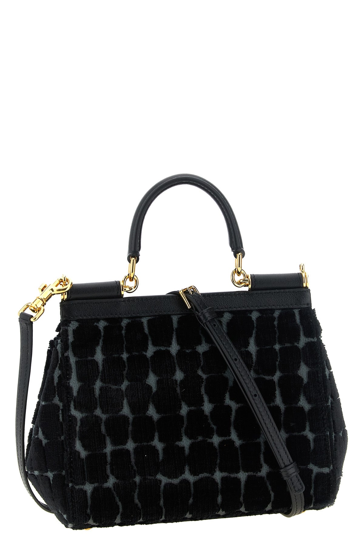 the dolce&gabbana sicily small handbag defines the codes of structured eleganc
