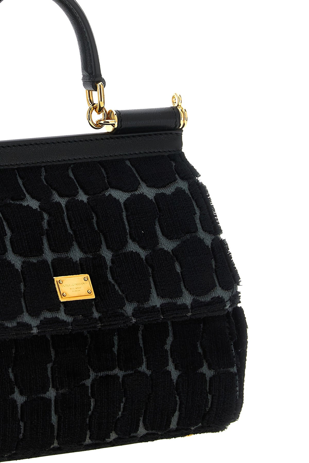 the dolce&gabbana sicily small handbag defines the codes of structured eleganc