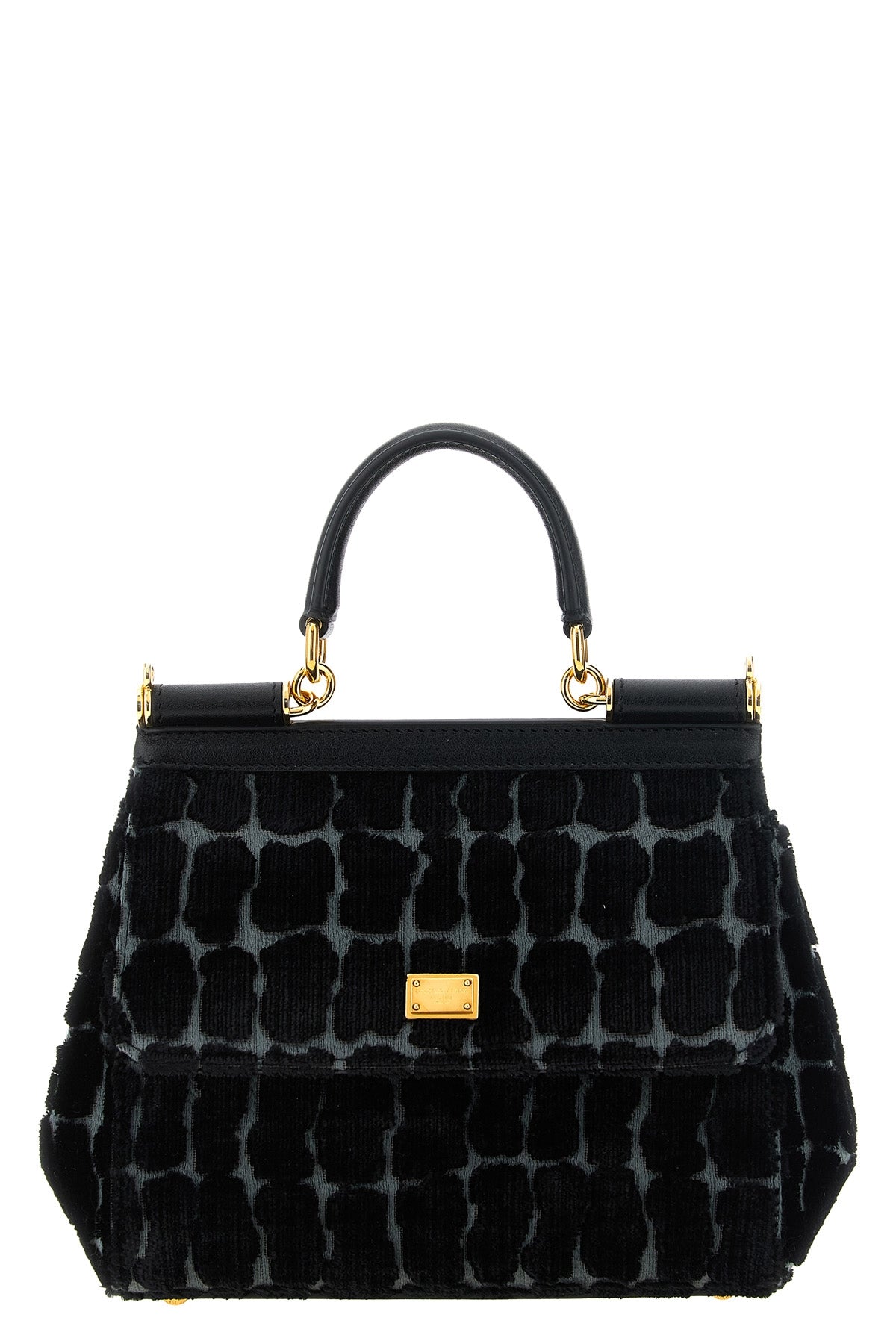 the dolce&gabbana sicily small handbag defines the codes of structured eleganc