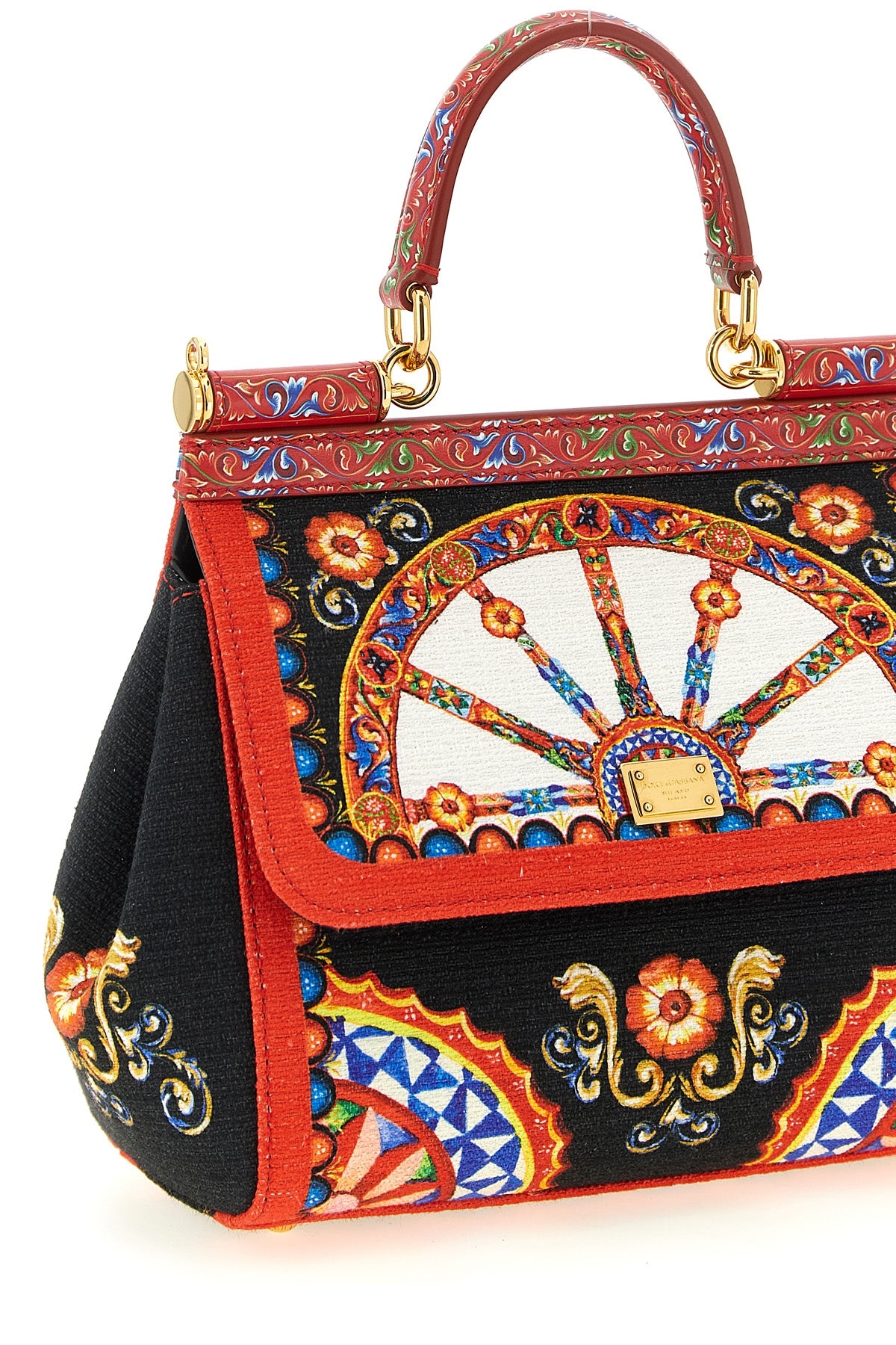 small sicily handbag in stretch mat
