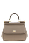 dauphine sicily calf leather medium handbag