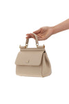 dauphine sicily calf leather medium handbag