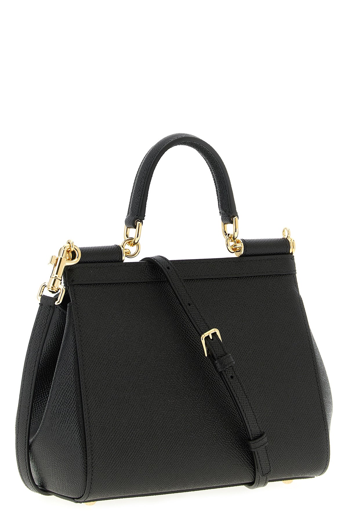 dauphine sicily calf leather medium handbag