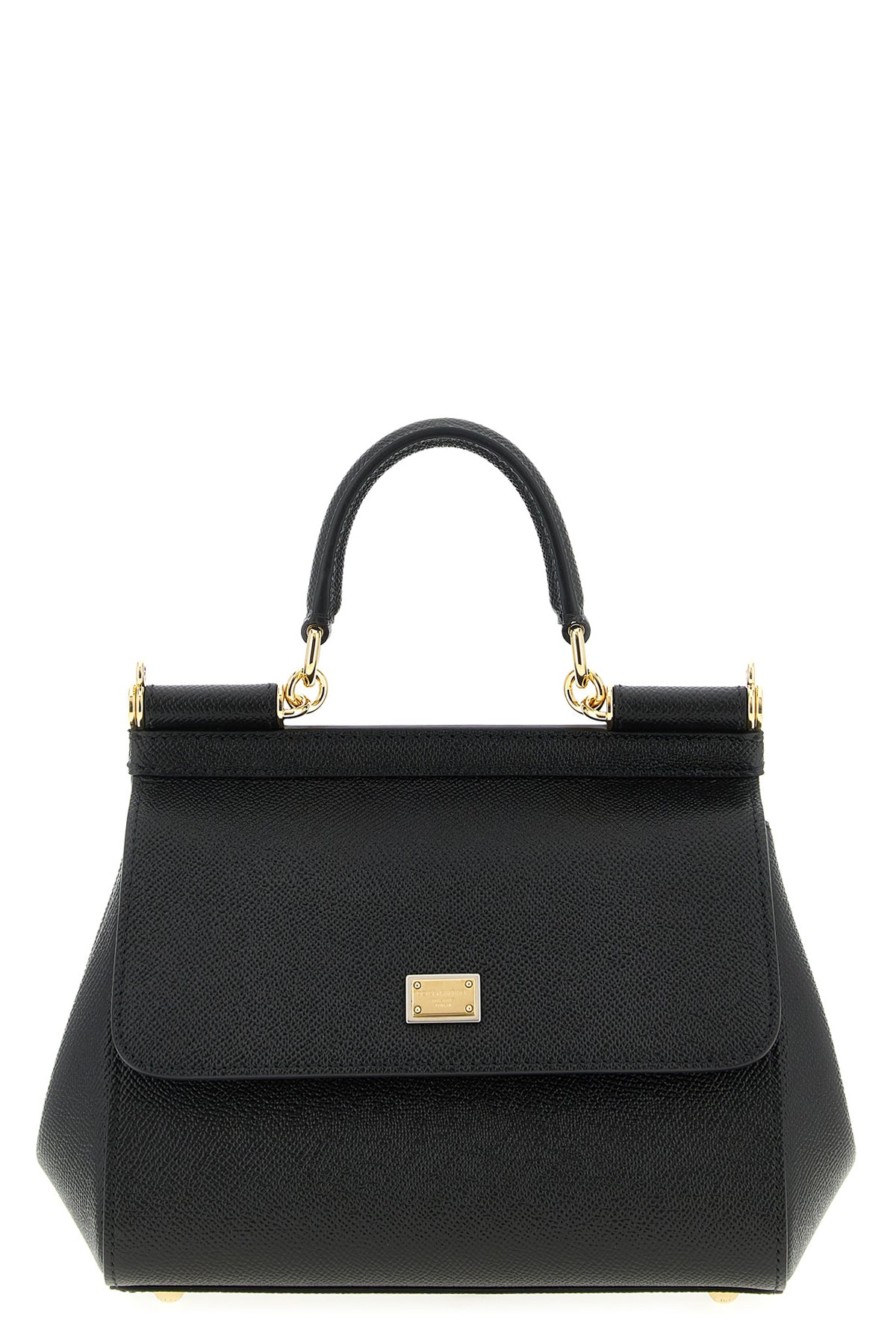 dauphine sicily calf leather medium handbag